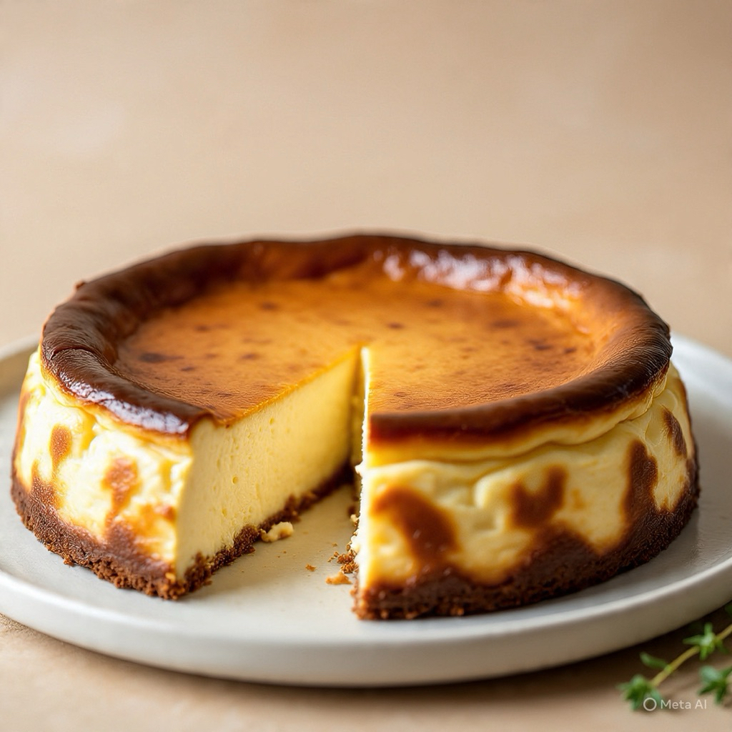 

Basque burnt cheesecake Original