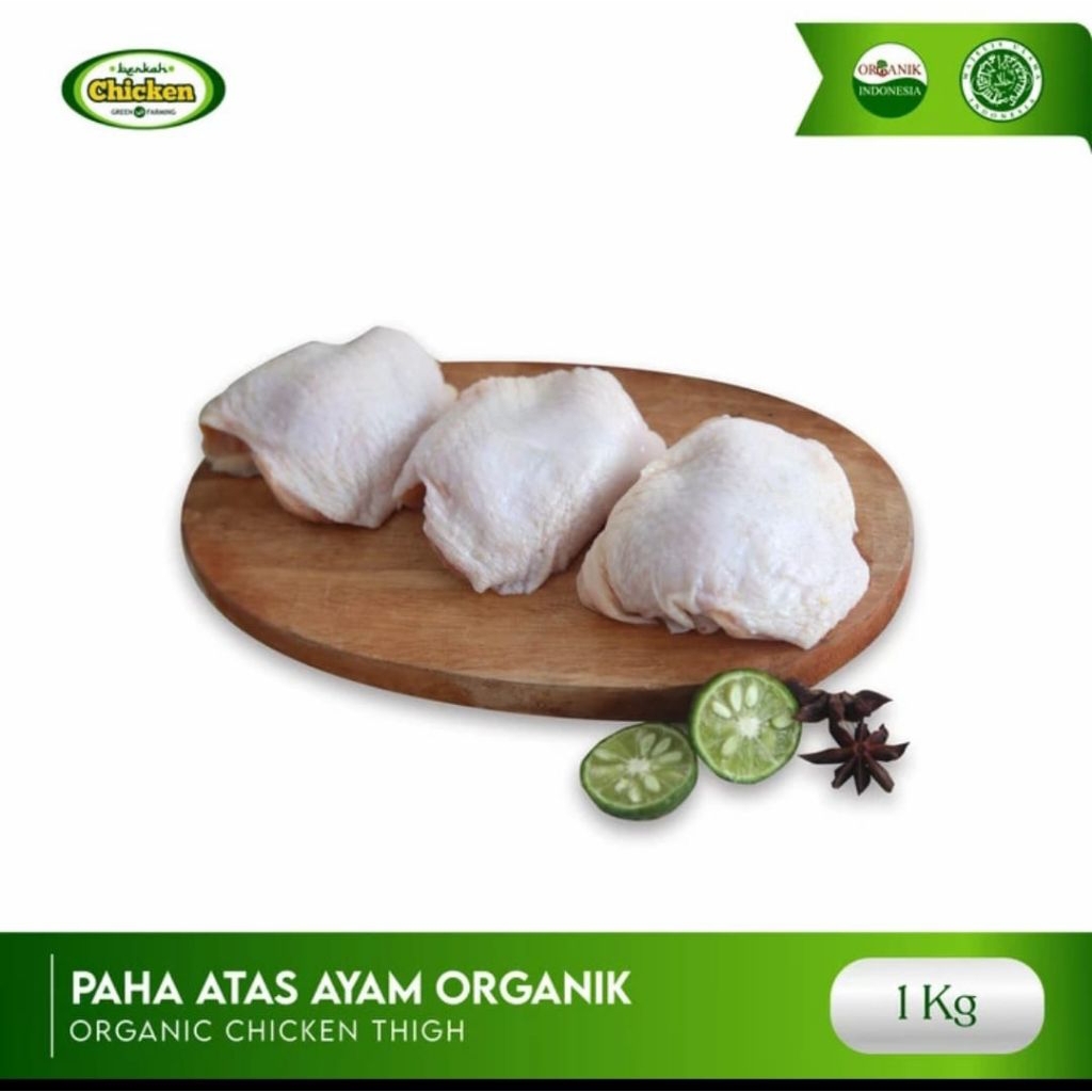 

Paha Atas Organik/Probiotik/Prebiotik Ayam Berkah Chicken