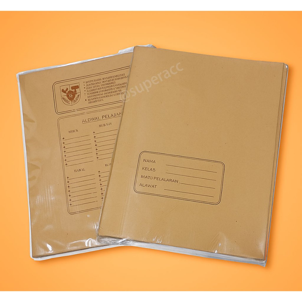 

Sampul Buku Coklat Ukuran Boxy Isi 20 Lembar Cover Pelindung Buku Sekolah