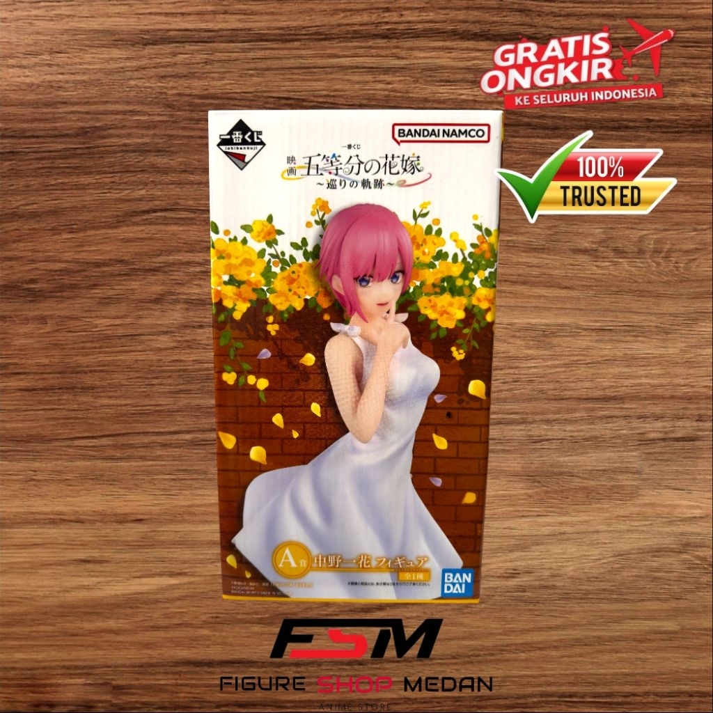 Ichiban Kuji Figure Nakano Ichika - Gotoubun no Hanayome Movie Meguri no Kiseki A Prize (18cm)