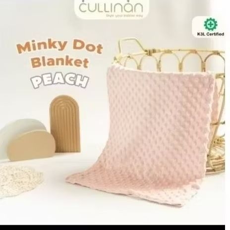 SELIMUT POLKADOT POLOS PINK N BLUE @1PCS