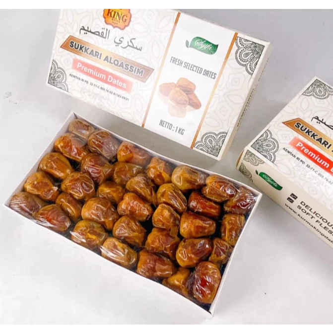 

Kurma Sukari King 1kg Jumbo fresh original lembut legit