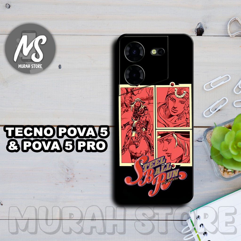 Softcase Karet TECNO POVA 5 & POVA 5 PRO/MS48/Motif ANIME/Case TECNO POVA 5 PRO/Silikon TECNO POVA 5