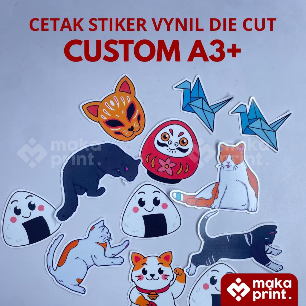 

Print Stiker custom vynil susu A3+ DIE CUT - Stiker custom- stiker vynil susu- stiker Die cutt- Stiker A3+