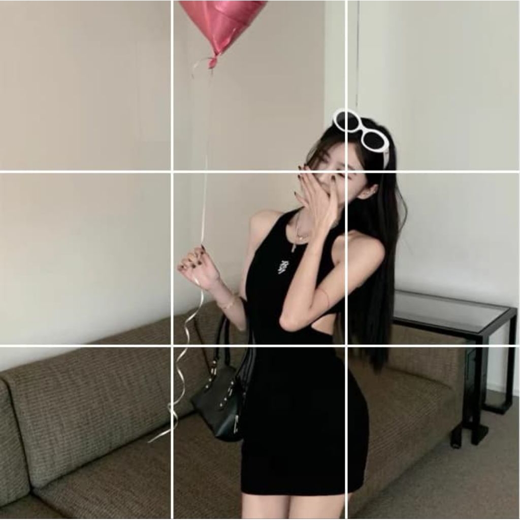 dress mini sexy hitam kode 236886