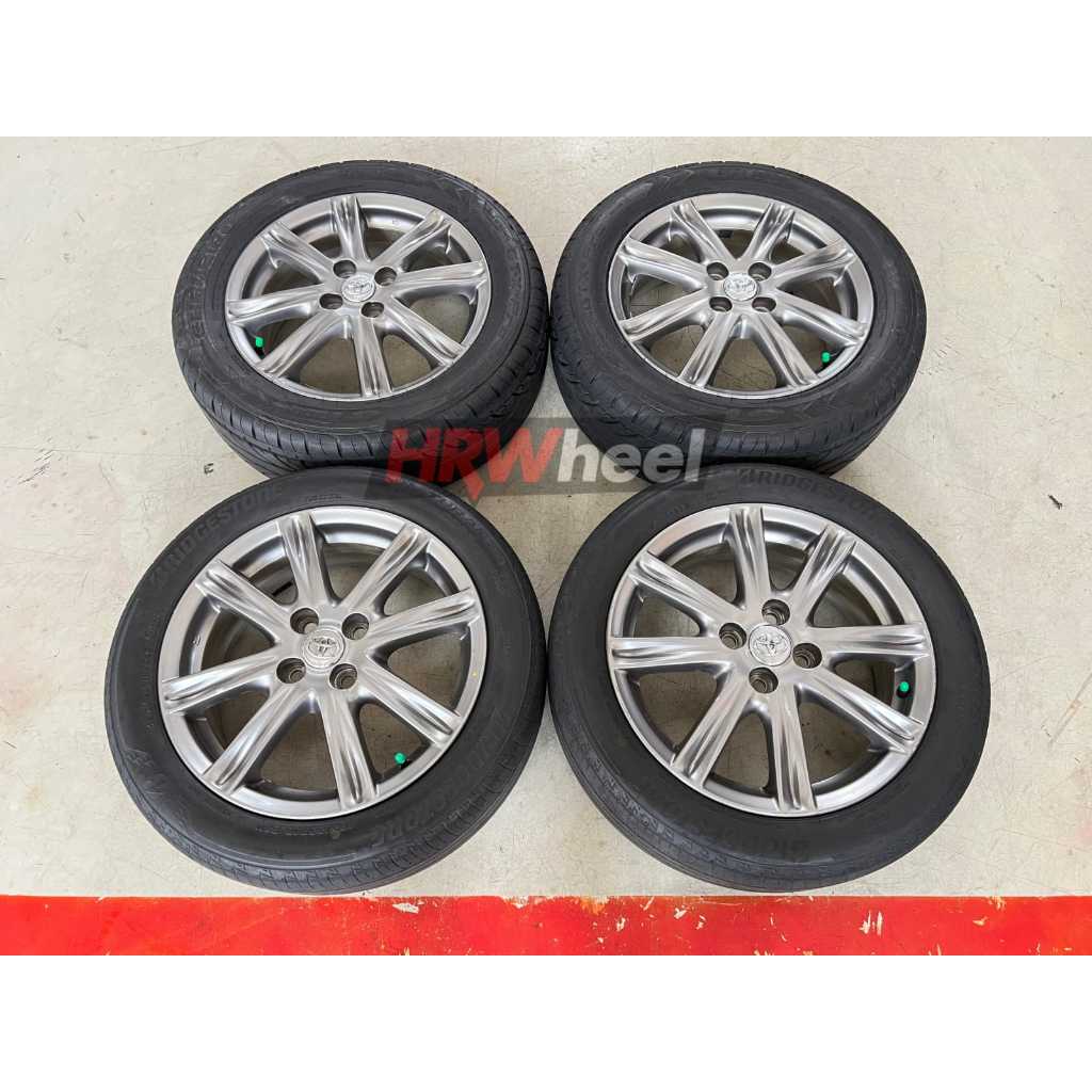 Velg Bekas Oem Toyota Yaris Ring 16 Ban GT Radial + Bridgestone 205 55 R16