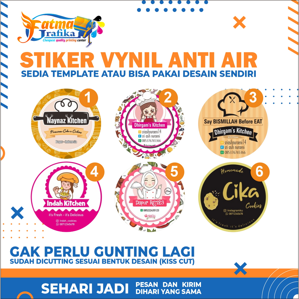 

Stiker Label Produk Sudah Cutting Tinggal Tempel