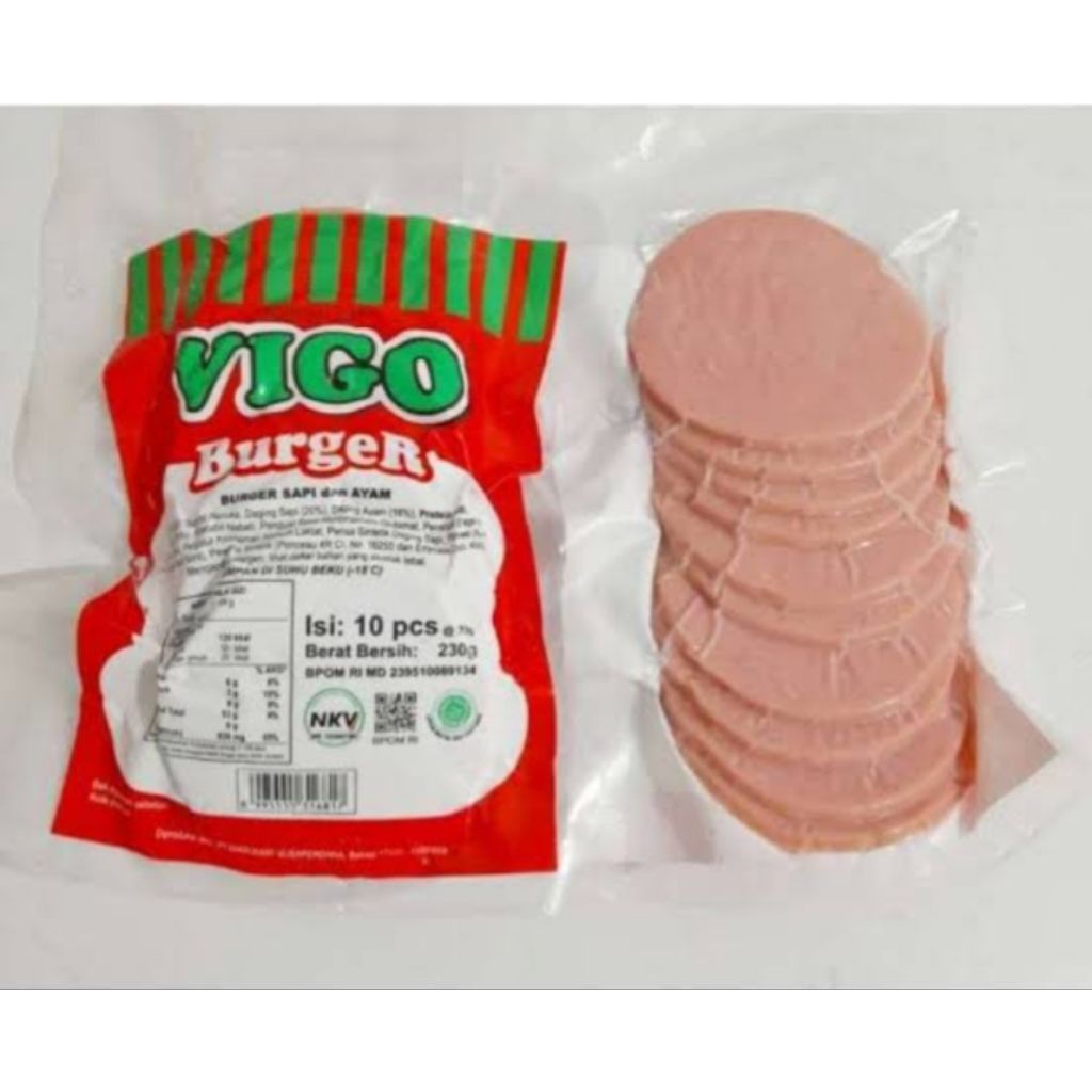 

VIGO BEEF BURGER ISI 10
