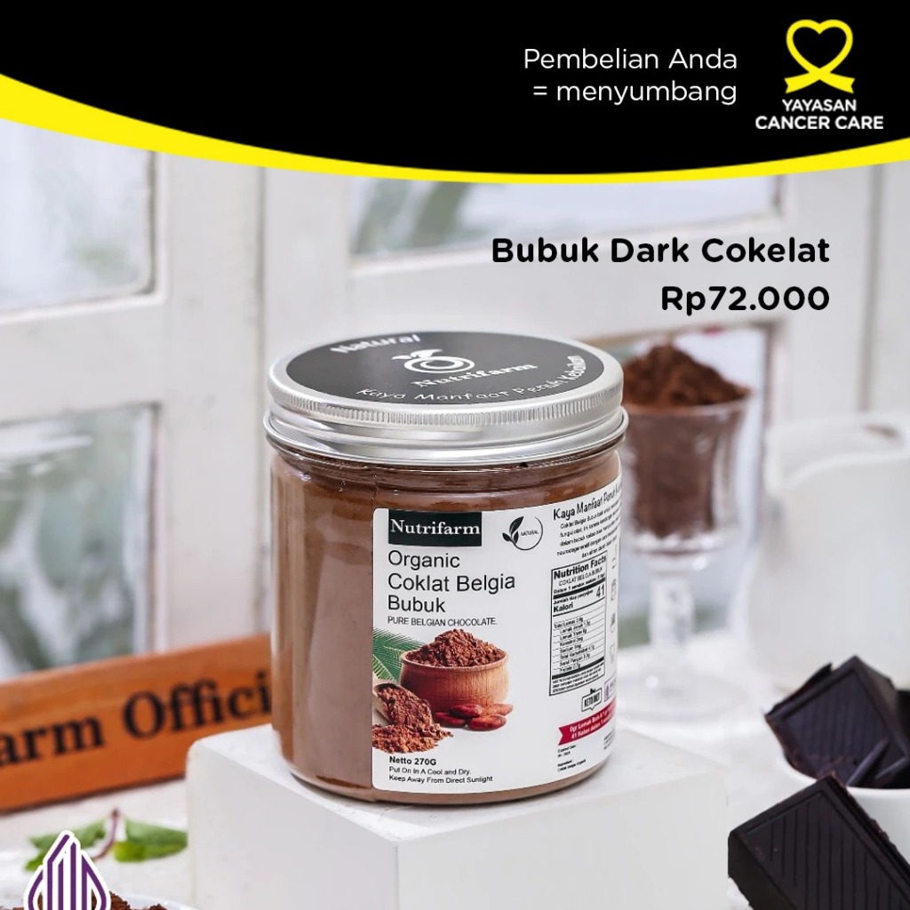 

Nutrifarm Dark Chocolate Powder Bubuk Cokelat Bubuk Coklat Premium