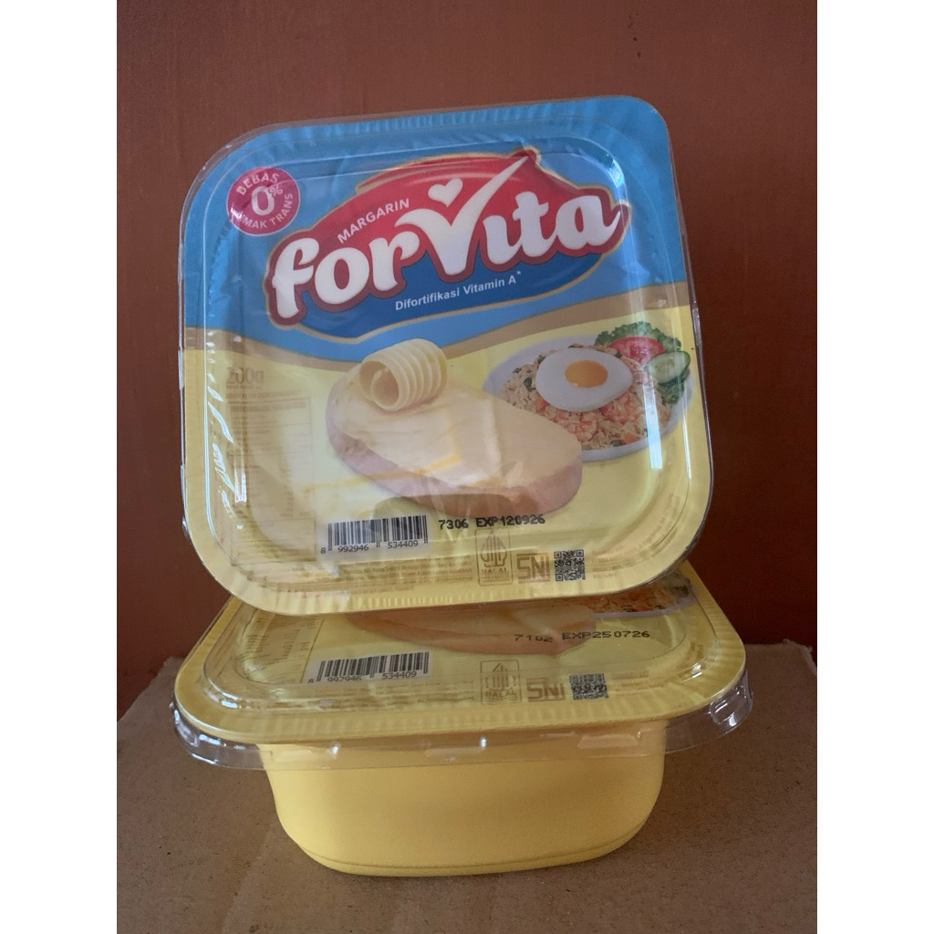 

Margarin Forvita bebas lemak trans 250 gr(exp juli 26)