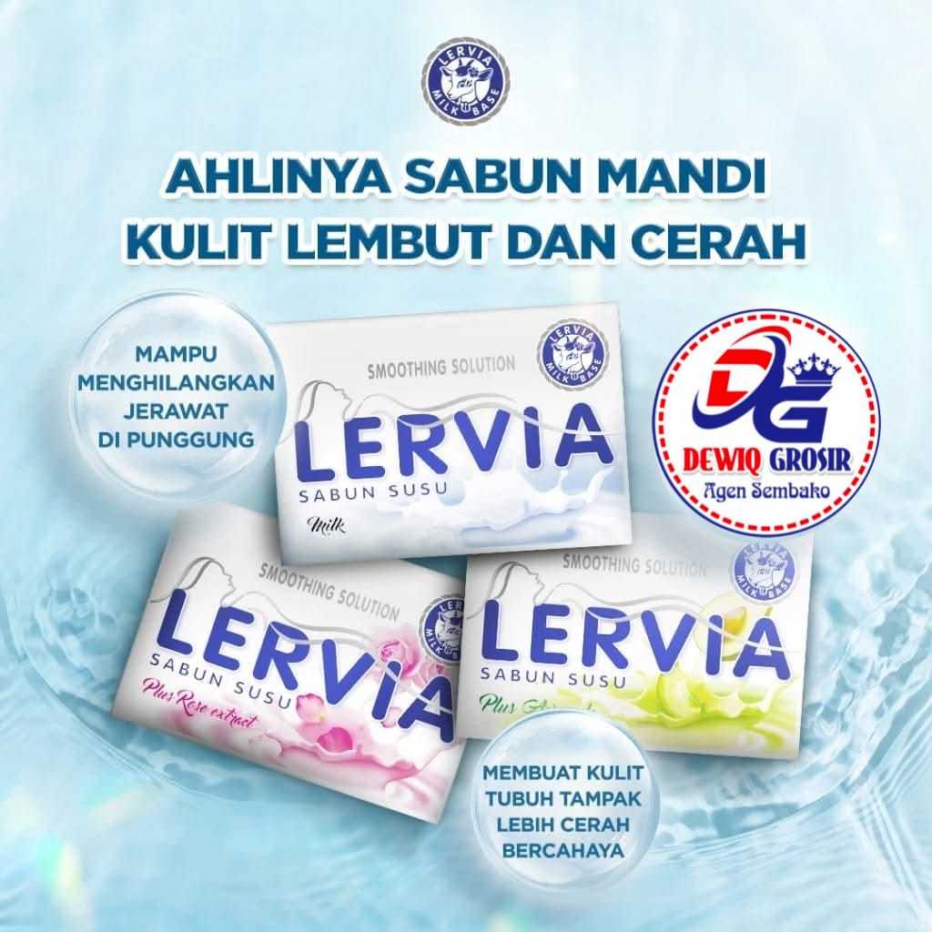 SABUN BATANG LERVIA ISI 3PCS / Sabun Lervia Batang