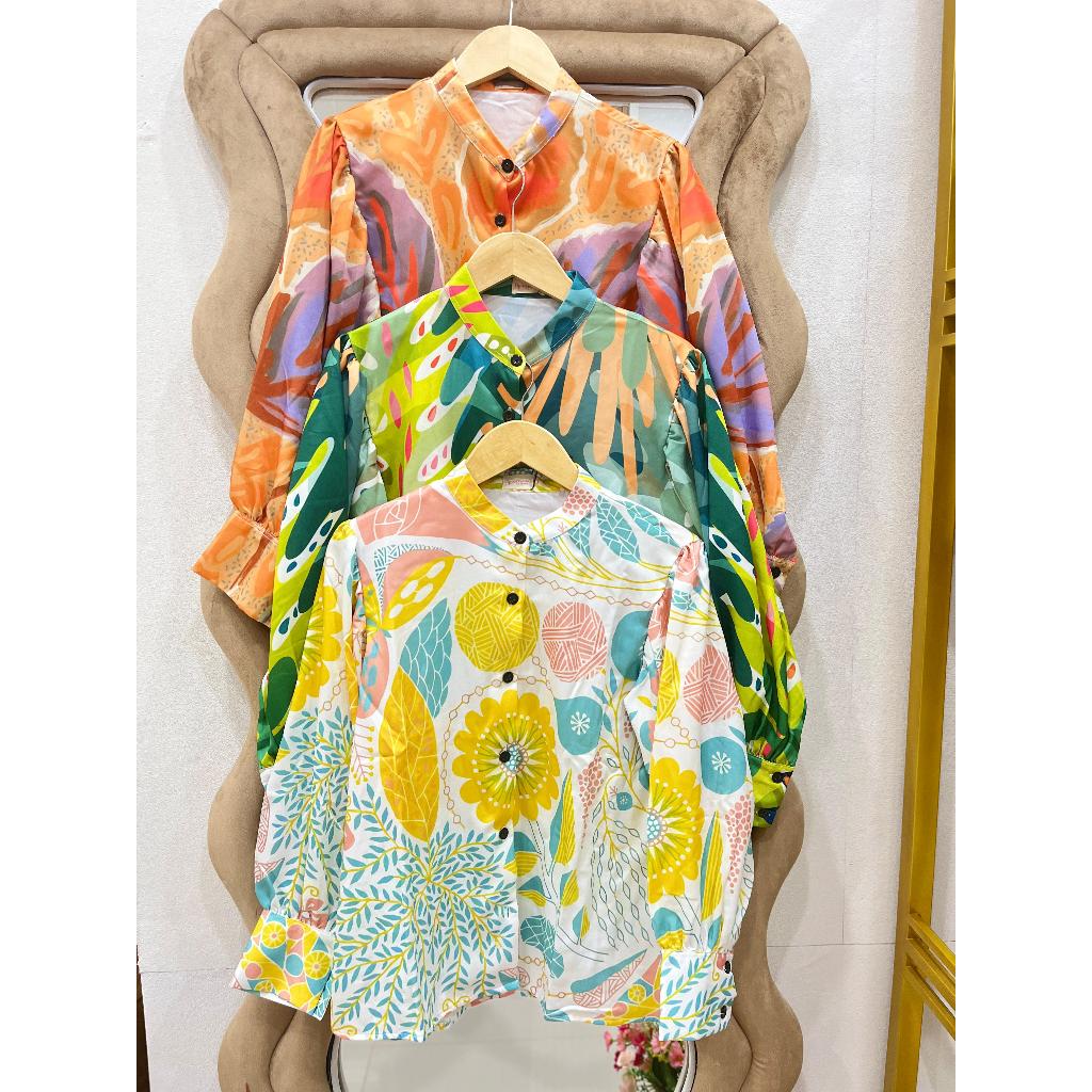 BLOUSE SILK PREMIUM RAYYA2 / BLOUSE PRINTING/ BLOUSE PREMIUM / BLOUSE SILK /