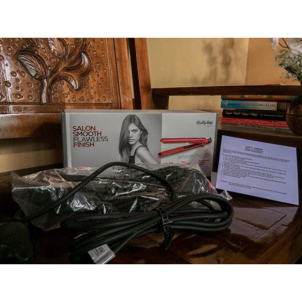 Preloved Catokan Rambut Babyliss Paris Merah