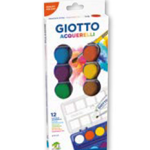 

Giotto Water Coloured Cake 12 Col-535200