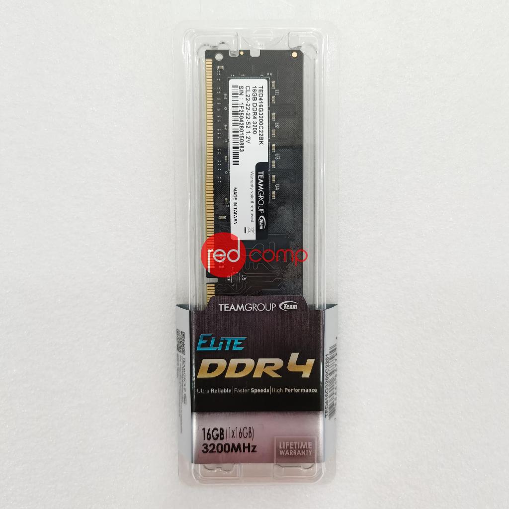 TEAM ELITE DDR4 16GB 3200 MHz