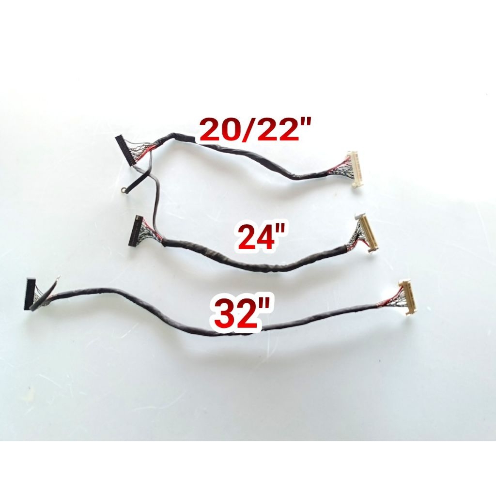 KABEL FLEKSIBEL DARI MAINBOARD KE PANEL LCD 22 INCH  24 INCH 32INCH