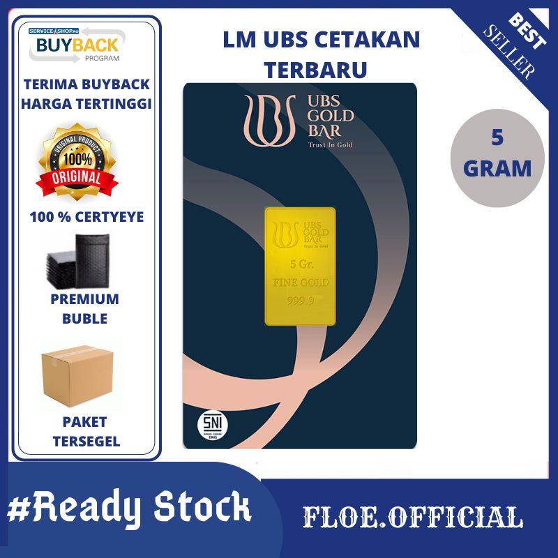 LM EMAS UBS 5 Gram, LOGAM MULIA TERBARU
