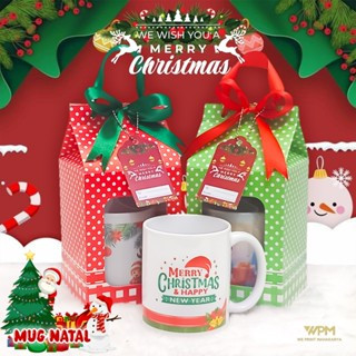 MUG NATAL / MUG CUSTOPM NATAL //  PITA BOX / NATAL / MUG CHRISTMAS / SOUVENIR NATAL