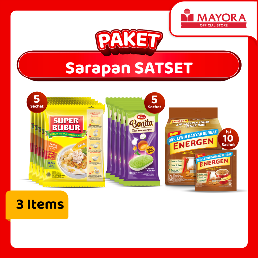 

Paket Sarapan SATSET dari Mayora