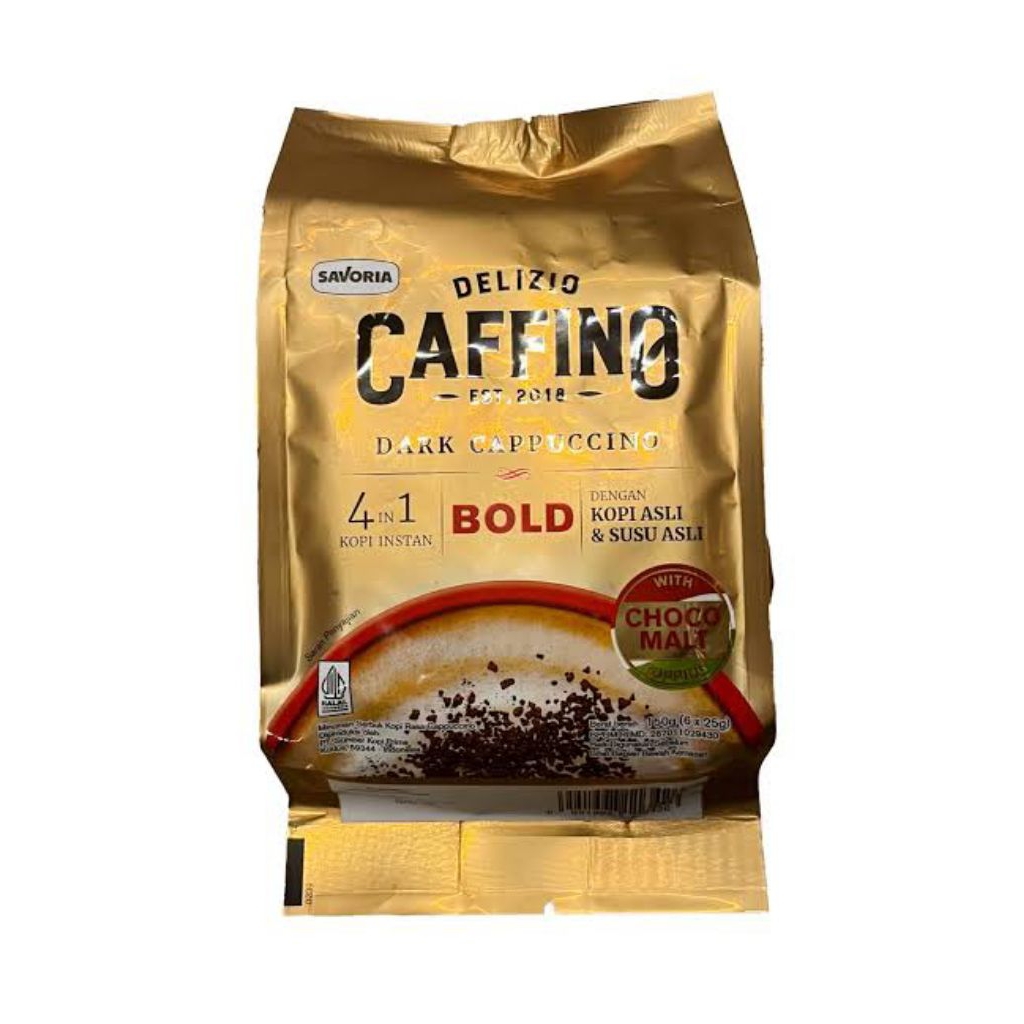 

Caffino Kopi Dark Cappuccino Bold 6 x 25 gram