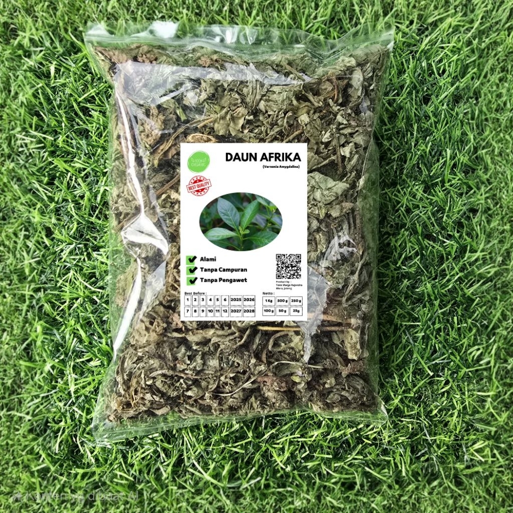 

Daun Afrika Kering 500gram Afrika Kering Bubuk