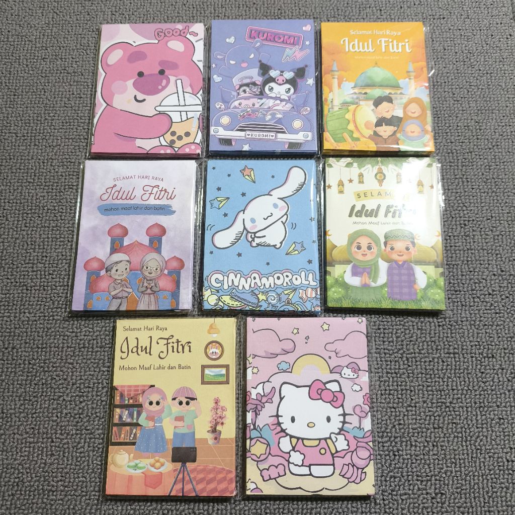 

Amplop Lebaran PREMIUM LUCU isi 5