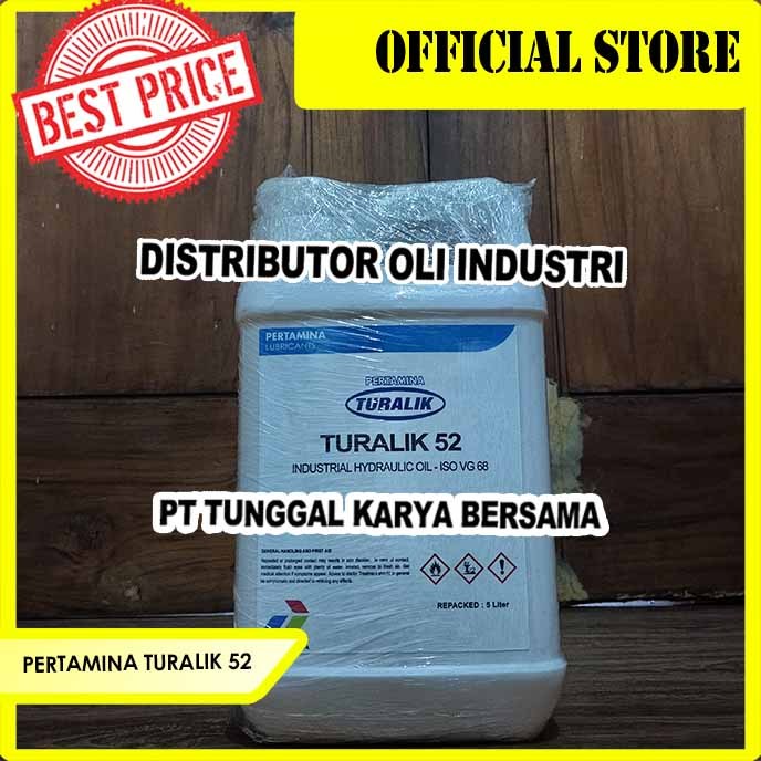 PERTAMINA TURALIK 52 ( Oli Hidrolik Industri - ISO VG 68 )
