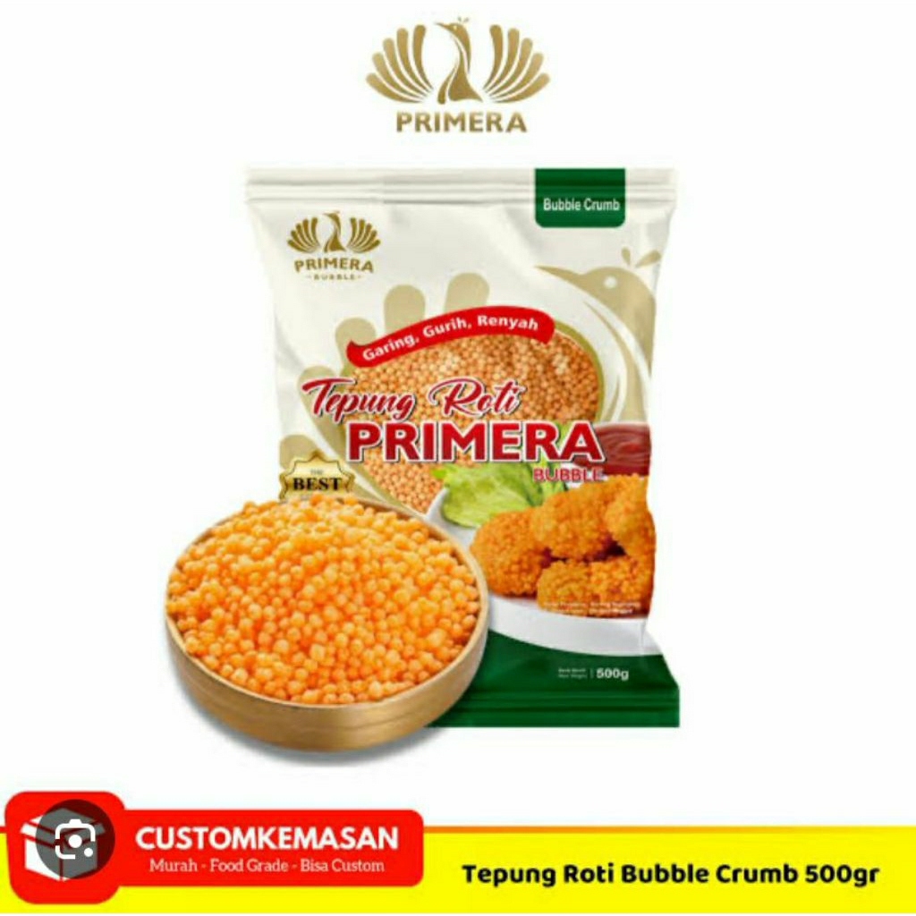 

Tepung Roti bubble / Bubble crumb PRIMERA 200g dan 500g