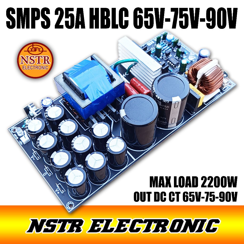 SMPS 25A HBLC OUT 65V-75V-90V UNTUK AUDIO SISTEM