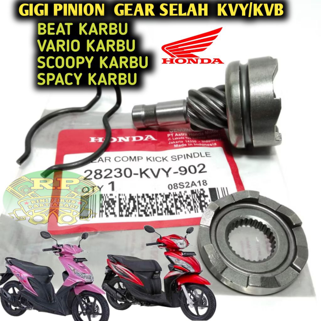 PINION GIGI SELAH BEAT KARBU ORIGINAL SPACY KARBU KICK GIGI PINION SELAH SCOOPY KARBU, VARIO 110 KAR