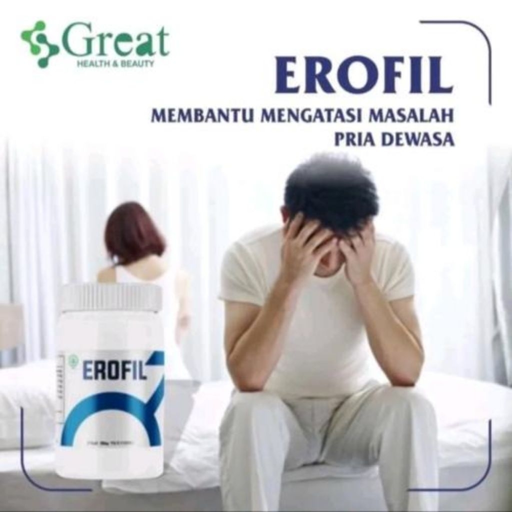 EROFIL 100% ASLI ORIGINAL SUPLEMEN HERBAL BPOM HALAL