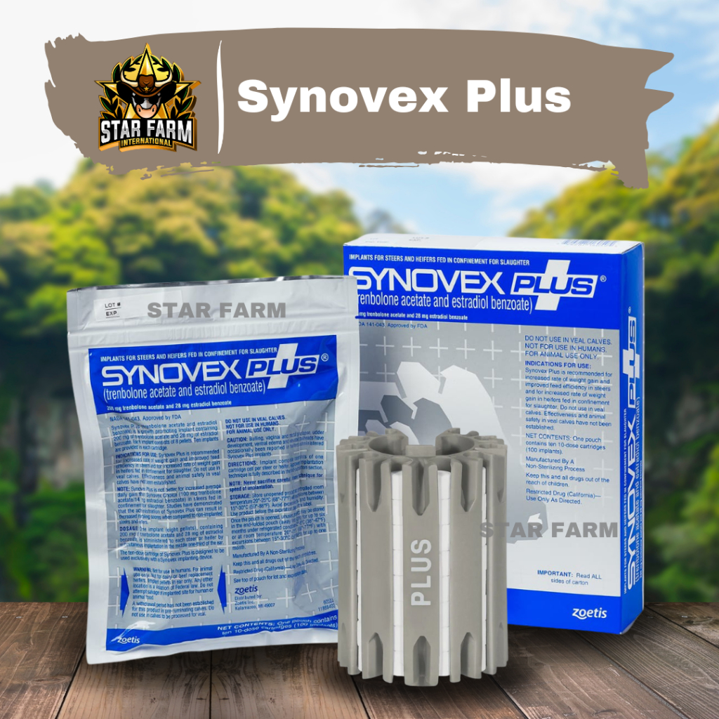 Synovex Plus ZOETIS Implant - STAR FARM
