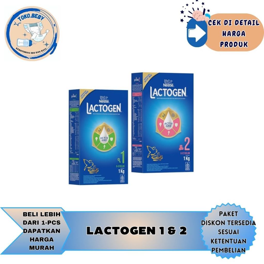 Lactogen 1 & 2 1kg/toko.beby