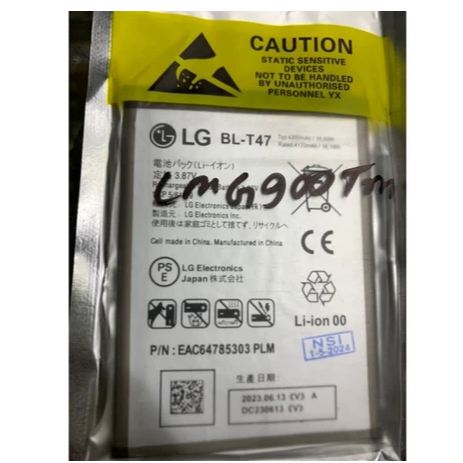 LG BL-T47 BLT47 Original 100% GENUINE Battery Batre Baterai LG Velvet 5G LMG900TM