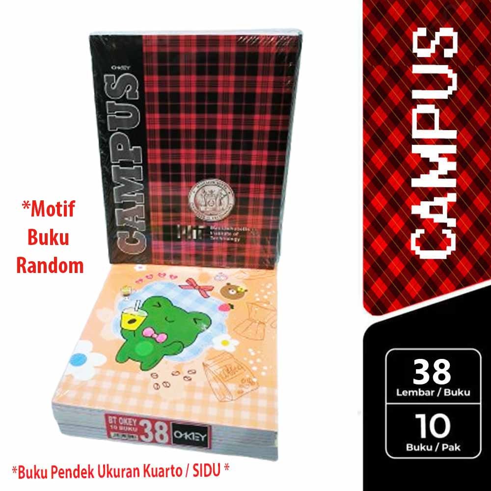 

Ay00! OKEY CAMPUS 58 LEMBAR / BUKU TULIS / BUKU CAMPUS MURAH Buku Tulis Campus Kecil 58 / Kwarto 58
