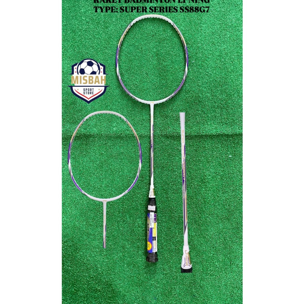 Raket Li-Ning Super Series SS88 G7 – Warna Putih BONUS TAS & SENAR
