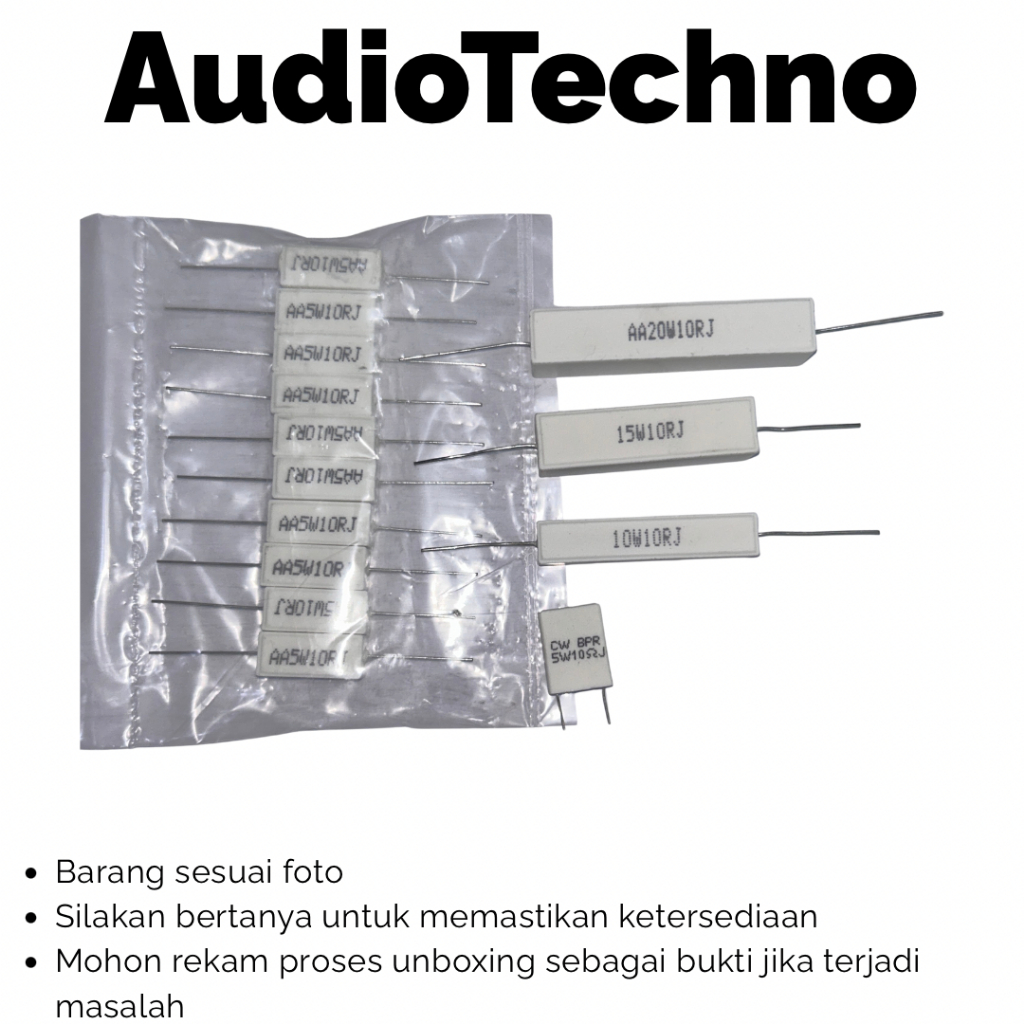 Resistor Kapur 20W 15W 10W 5W-SEGI-NOBEL