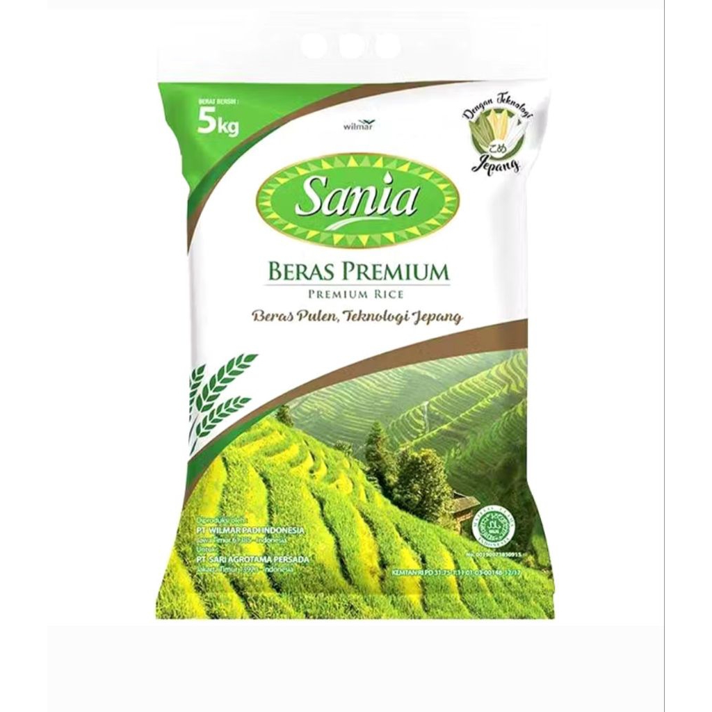 

BERAS ROJOLELE 3.5 KG & BERAS PREMIUM SANIA 5 KG