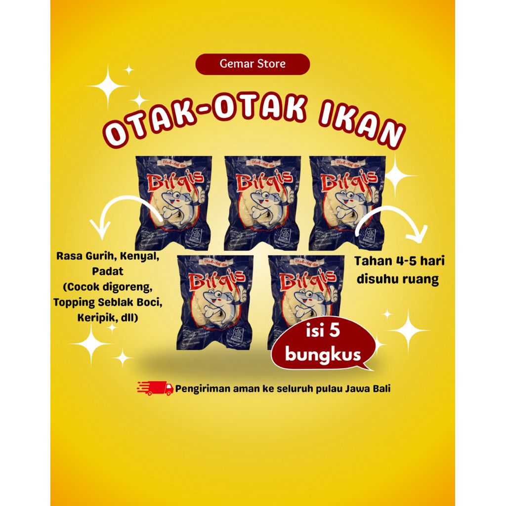 

[Paket isi 5pcs]Otak-otak Ikan Tengiri Best Seller