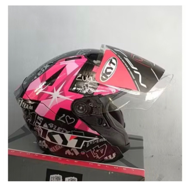helm KYT NFJ repaint espargaro halfface open face kyt