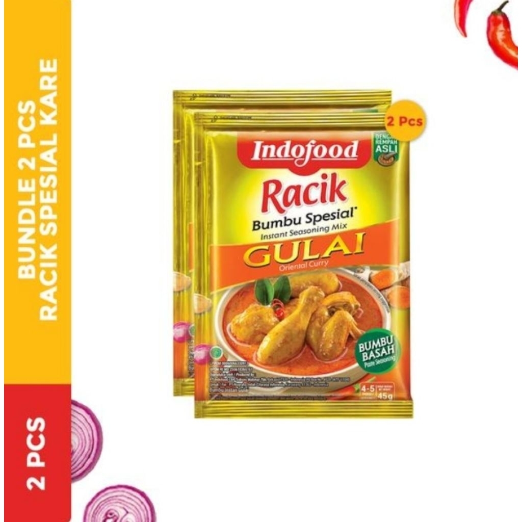 

2 pcs-indofood racik bumbu spesial gulai 45 gr
