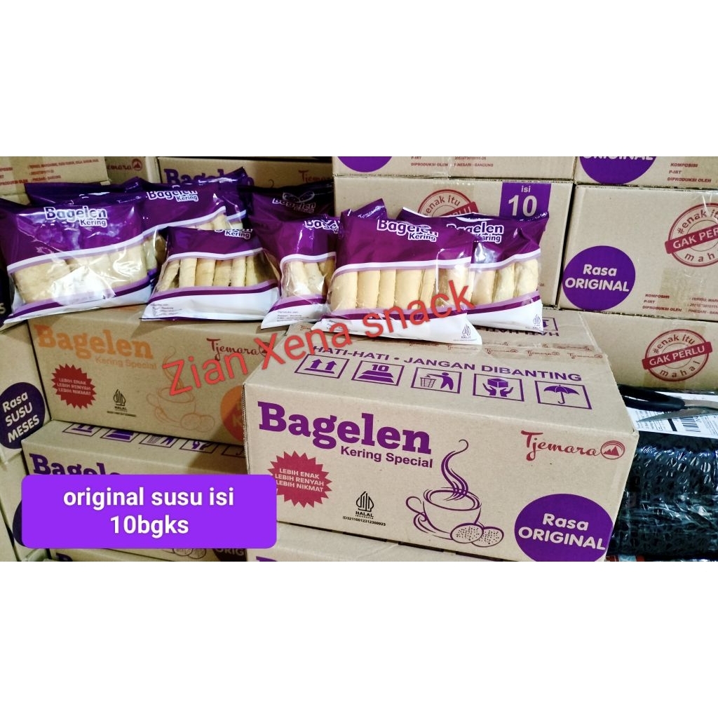 

Bagelen tjemara ORIGINAL roti kering/karton.