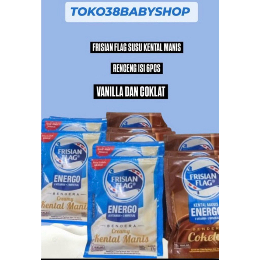 

FRISIAN FLAG SUSU KENTAL MANIS RENCENG ISI 6PCS VANILLA COKLAT