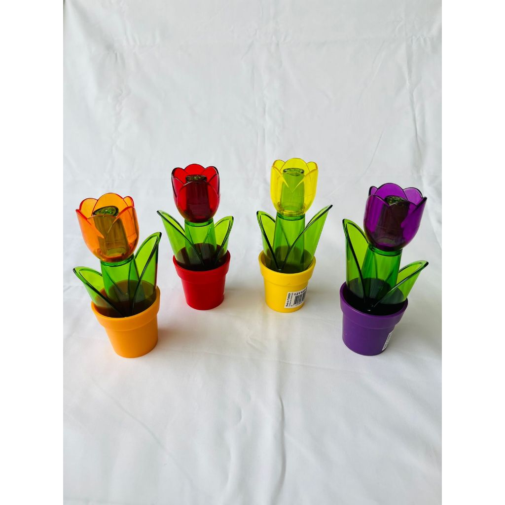 Tempat Bumbu Bentuk Bunga Tulip – Wadah Bumbu Dapur Unik & Estetik