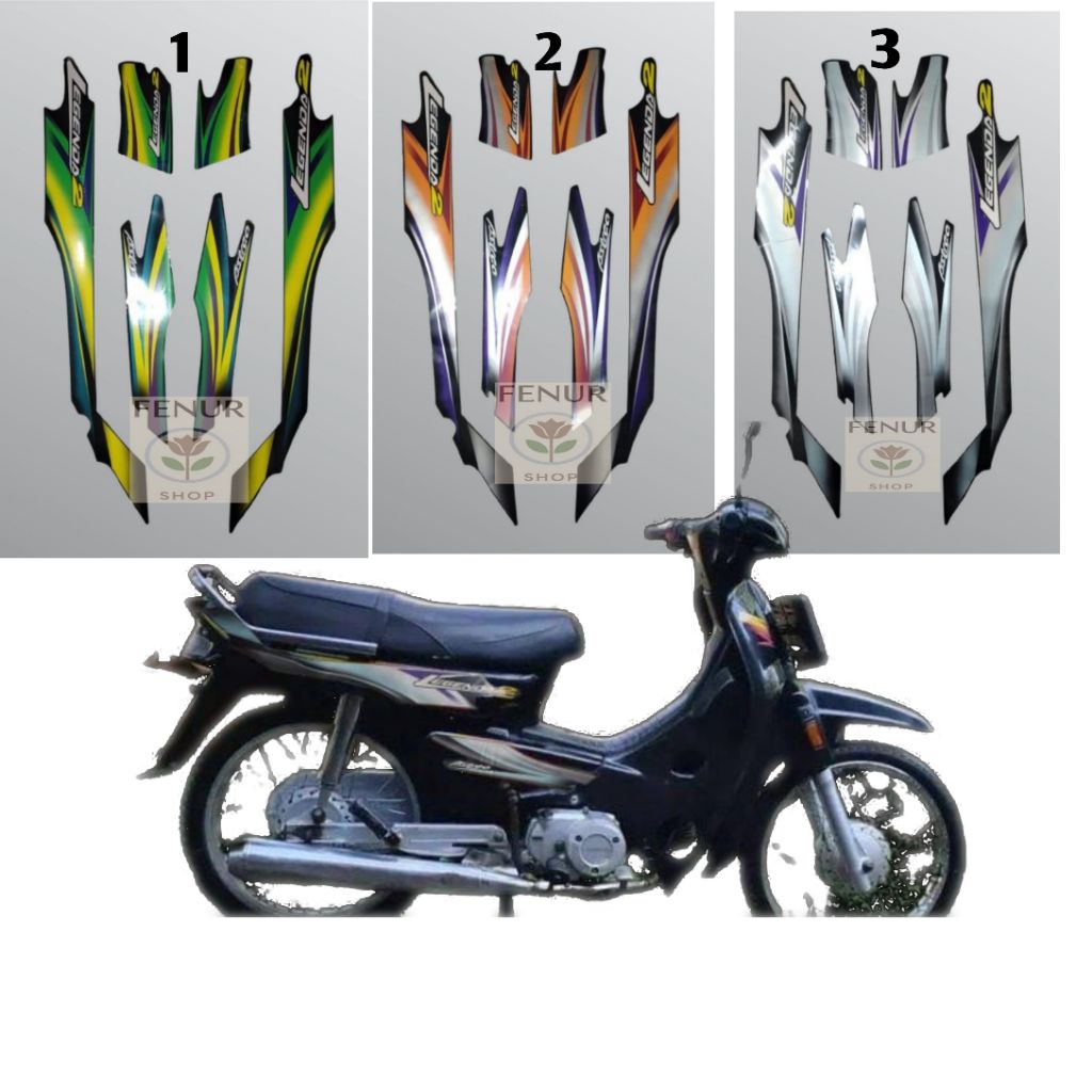 striping legenda 2 motif ori dan fariasi