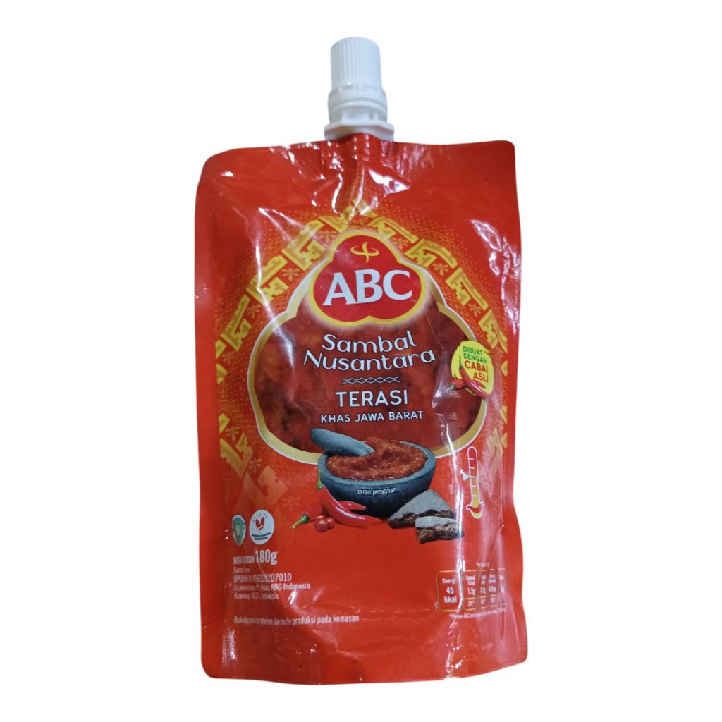 

ABC sambal Nusantara terasi khas Jawa barat 180g