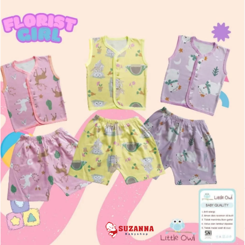 Little Owl Setelan Kutung Bayi