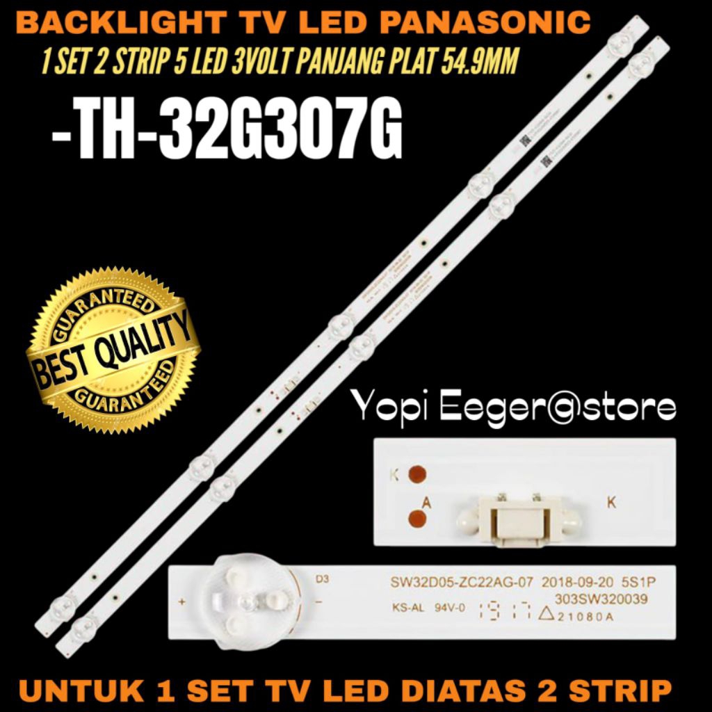 BACKLIGHT TV LED PANASONIC 32 INCH TH-32G307G BACKLIGHT TV LED PANASONIC 32 INCH