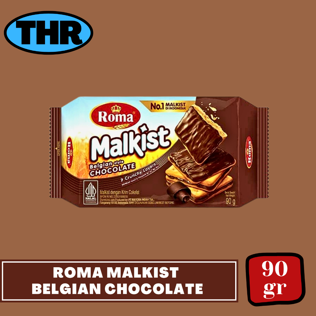 

Roma Biskuit Malkist Belgian Chocolate 90gr