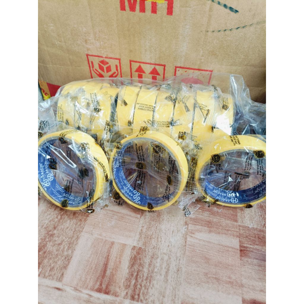 

LAKBAN KERTAS 2 JARI BERKUALITAS PER 1 PAK ISI 12CS